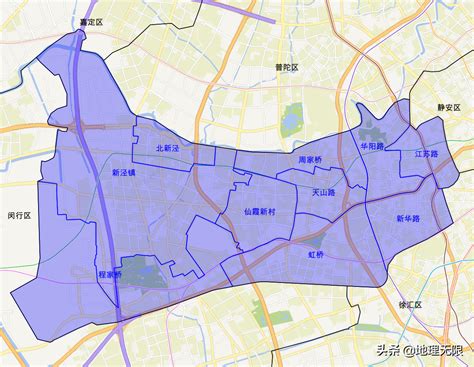 上海长宁区三区怎样划分的