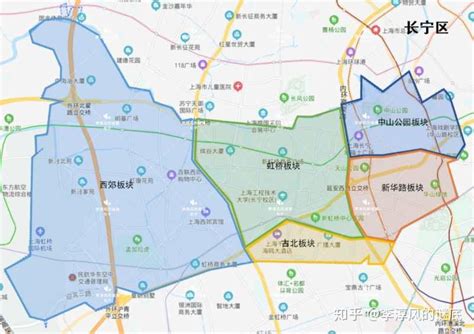 上海长宁区板块划分图