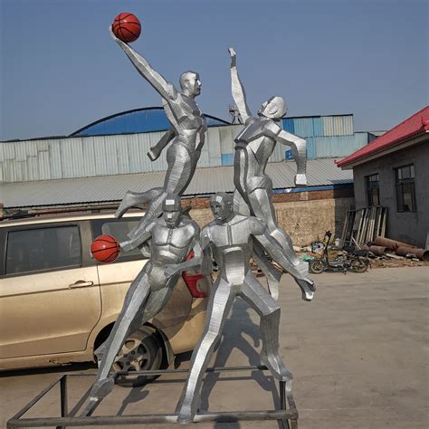 不锈钢公园运动人物雕塑