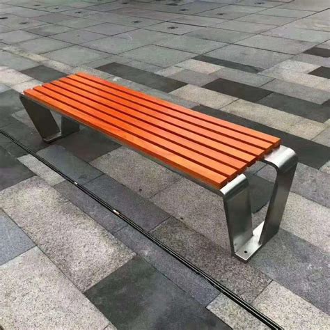 不锈钢平凳公园椅