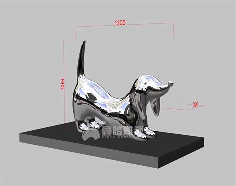 不锈钢雕塑狗制作过程