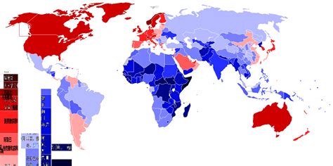 世界人均生活水平排名