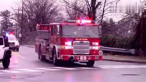 世界各地大量消防车紧急出警视频