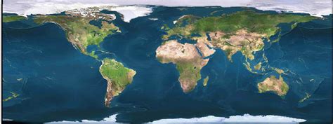 世界各洲卫星地图
