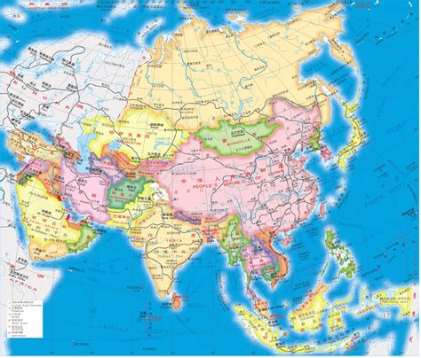 东亚地图全图高清版大图