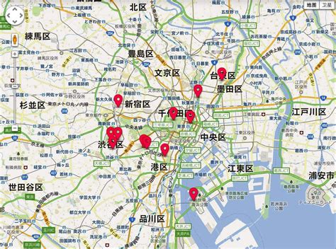 东京都地图高清版大图