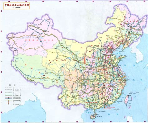 中国交通地图高清版大图