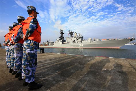 中国参加俄海军演习