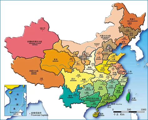 中国各个省市地图大图
