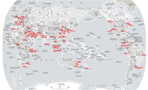 中国在世界港口分布图