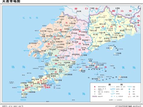 中国大连地图