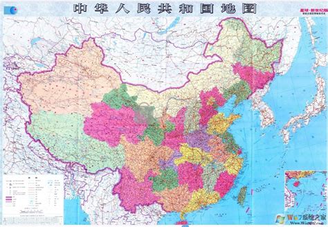 中国地图全图放大100倍