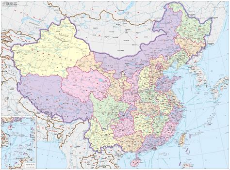 中国地图完整版可放大县市
