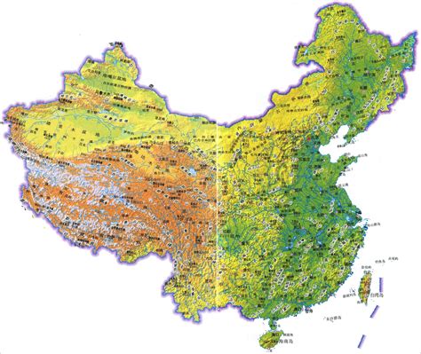 中国地形图超清图