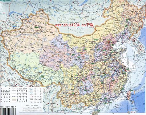 中国城市详细地图全图高清