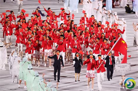 中国奥运代表团入场时间是几点