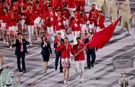 中国奥运代表团入场时间是多少