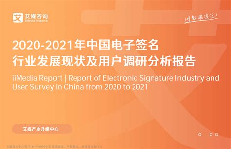 中国电子签名行业报告