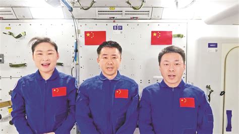中国空间站3名航天员送来祝福