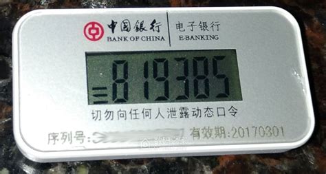 中国银行电子银行动态口令怎么用
