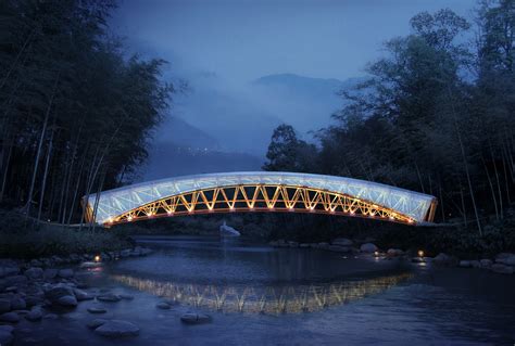 中国风桥梁装饰