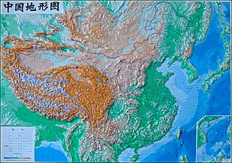 中国3d立体地形图高清电子版
