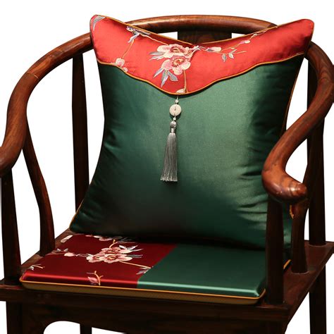 中式椅子靠垫腰垫