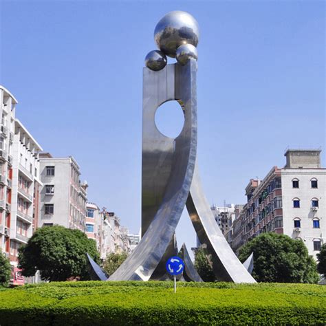义乌不锈钢城市广场雕塑