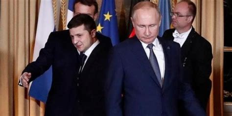 乌克兰总统与普京照片
