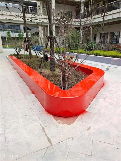 乐东创意玻璃钢花池坐凳生产厂家