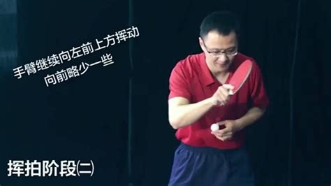 乒乓球横拍正手攻球教学视频