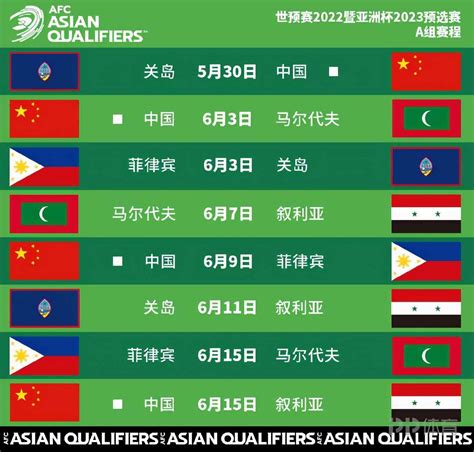 亚洲杯2021足球赛程中国