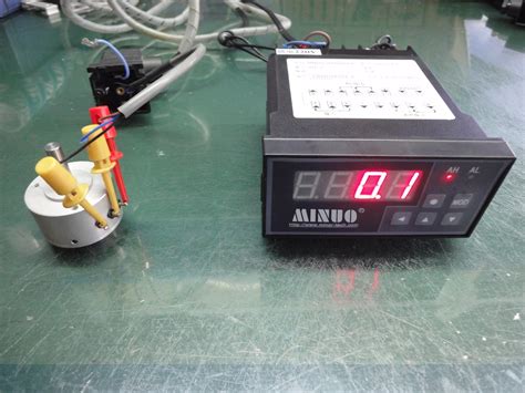 位移传感器标定和测量过程