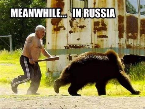 俄罗斯的搞笑神态