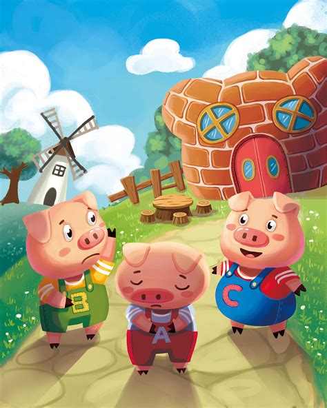 儿童故事大全三只小猪的故事