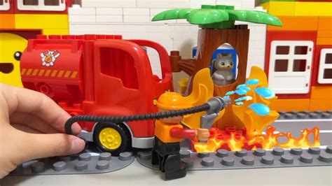 儿童消防车玩具视频4-6岁动画
