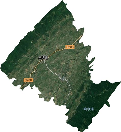 八塘镇管辖范围地图