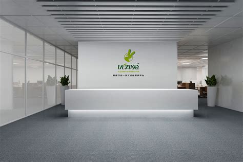 公司logo形象墙效果图