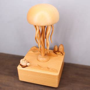 创意木质水母