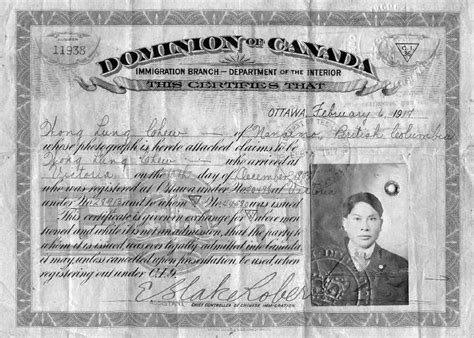加拿大国籍身份证样本