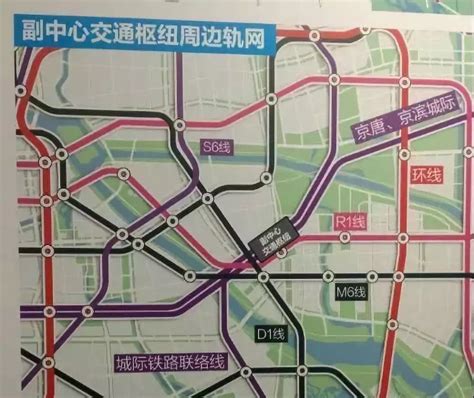 北京城市副中心地铁规划