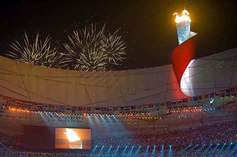 北京奥运会的圣火