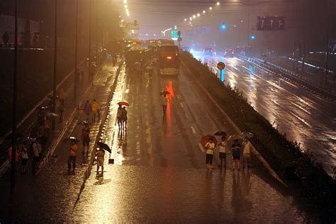 北京暴雨现场