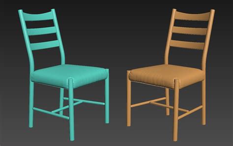 北欧椅子建模方法