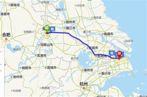 南京到上海多少公里