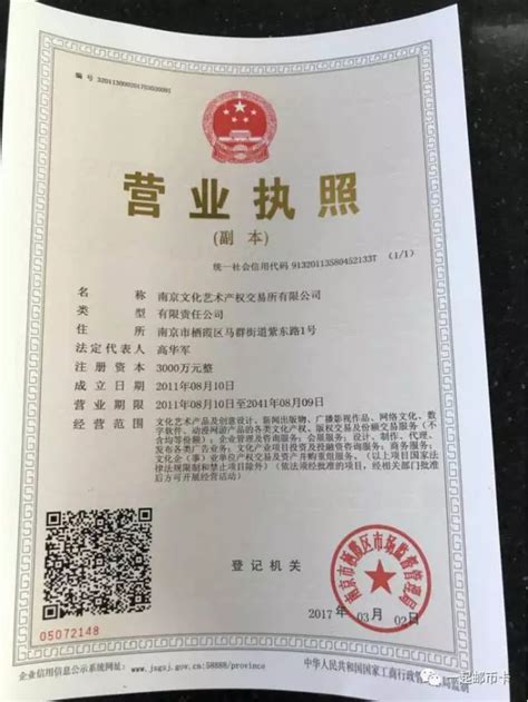 南京办个营业执照流程