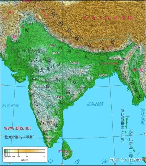 印度河流地图图片