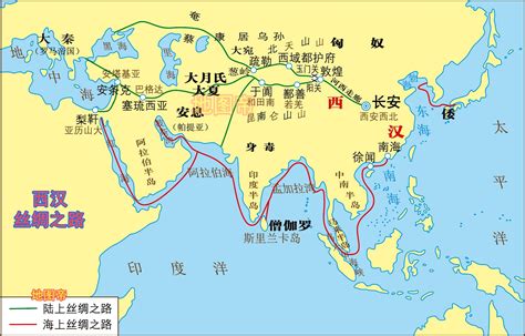古丝绸之路地图