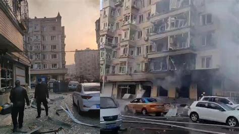 哈尔滨一小区五楼爆炸