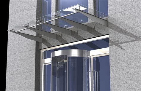 嘉兴钢结构玻璃雨棚工程
